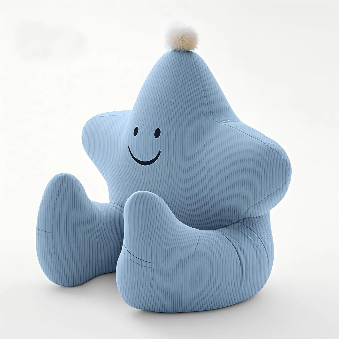 Blue Star Character Pillow wholesale OEM NH-C036 | Throw Pillows by Noryvia Home