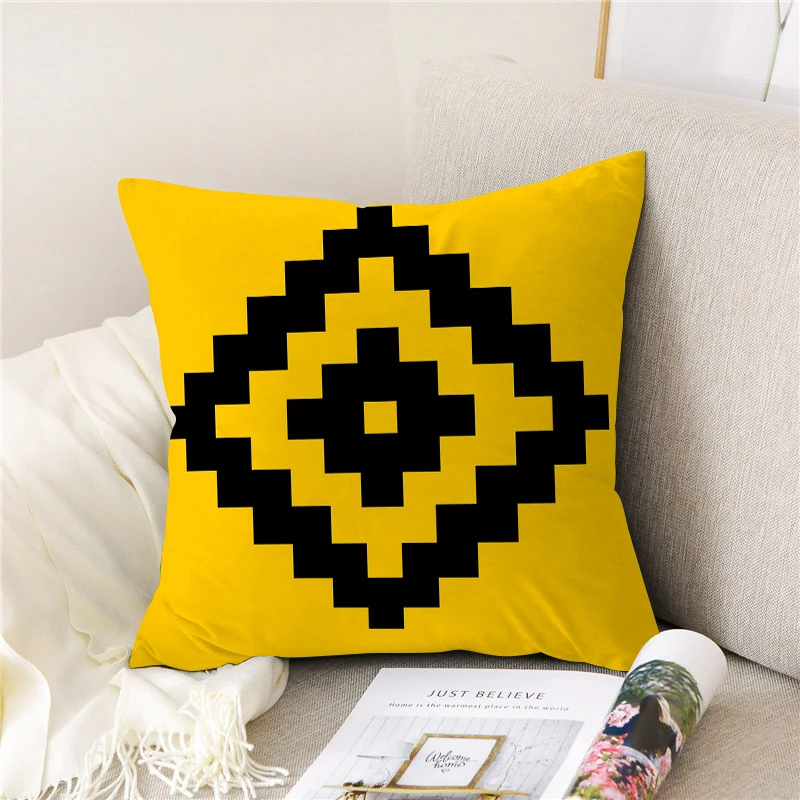 Geometric Throw Pillow Cover