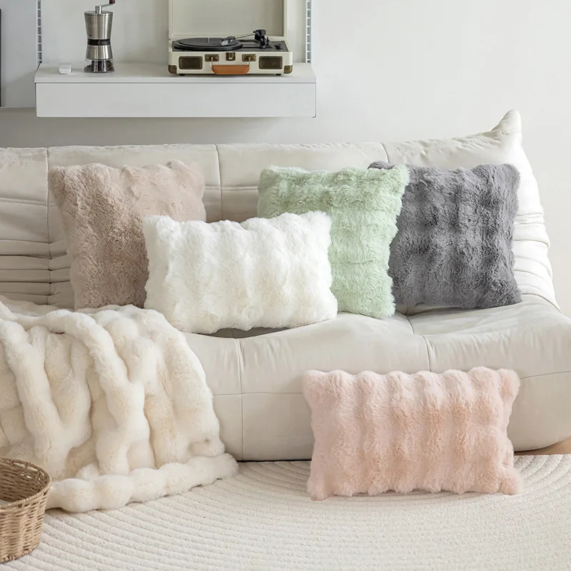Soft Pastel Sofa Pillow Collection wholesale OEM NH-C054 | Cushions by Noryvia Home